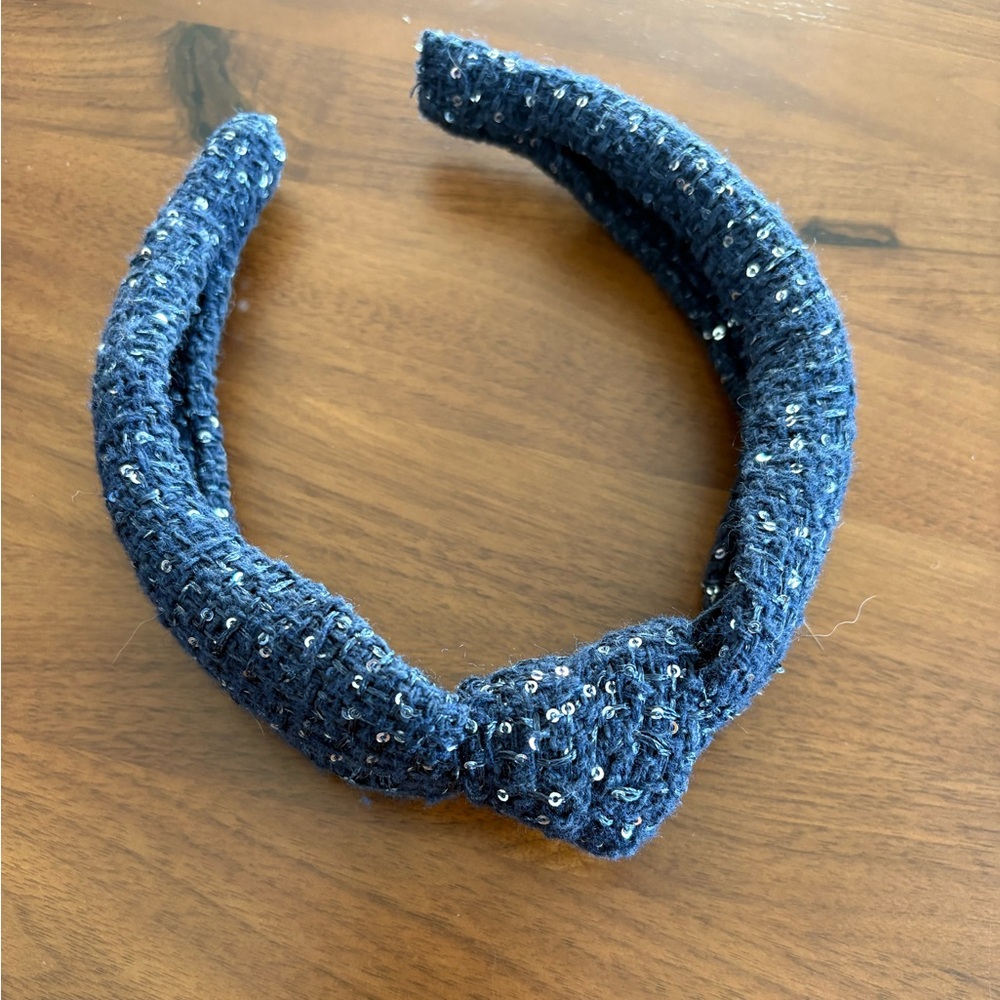 JCrew Blue Sequin Headband